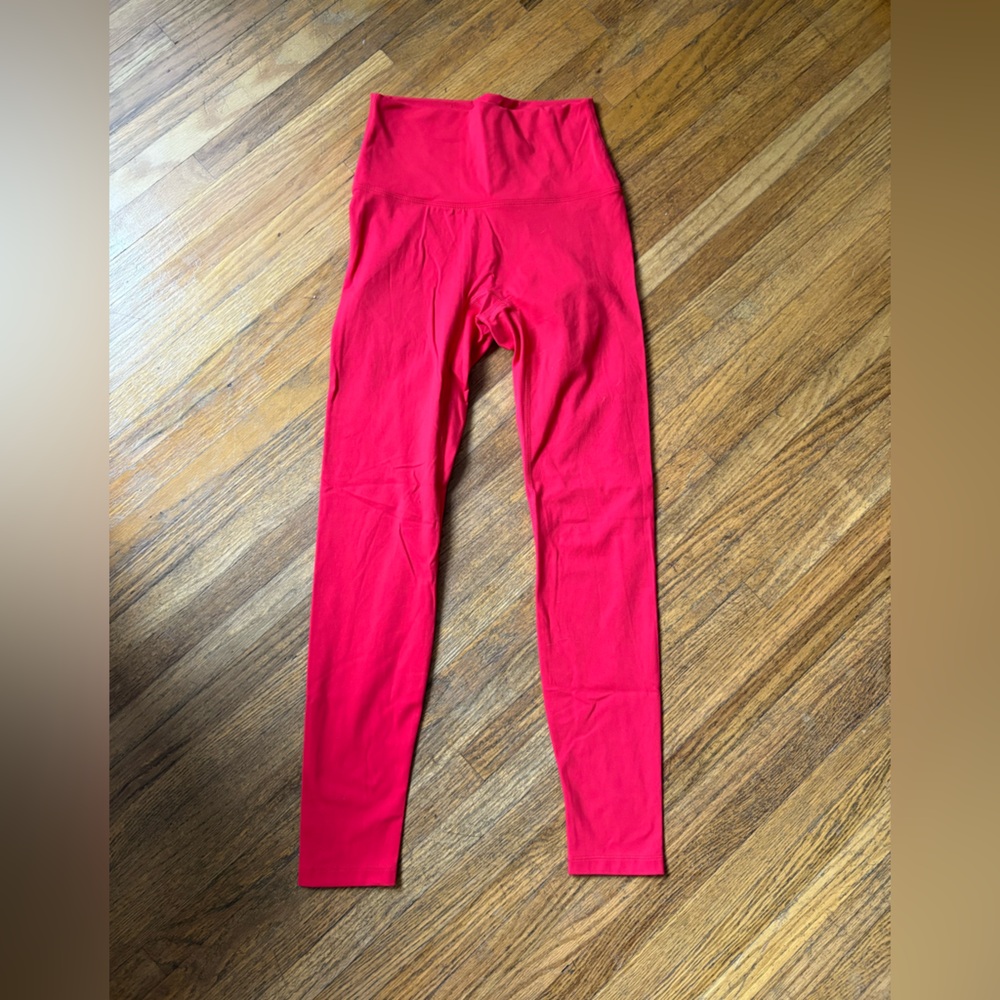 Women's Red Leggings
